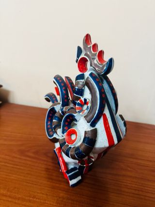 Gallo de cerámica Sargadelos