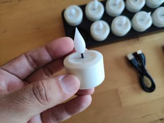 12 candeline LED ricaricabili - Nuove