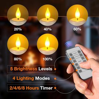 12 candeline LED ricaricabili - Nuove