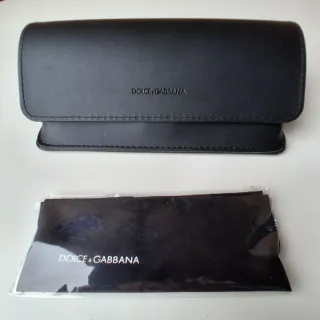 Funda de piel Dolce & Gabbana para gafas