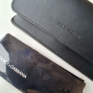 Funda de piel Dolce & Gabbana para gafas