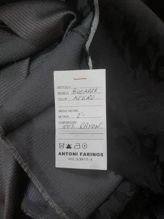 Tela Fallera Huertana Negra