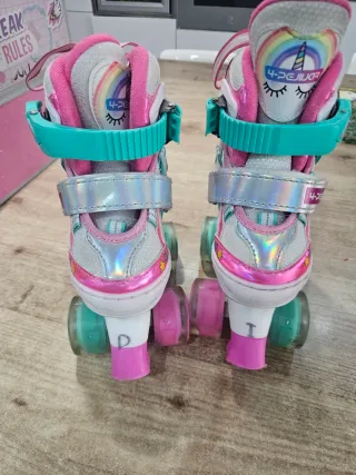Patines unicornio para niños y niñas 3 a 6 años