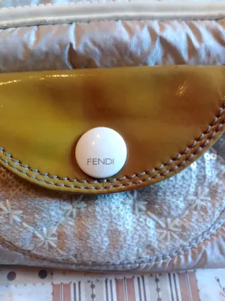 Marsupio Fendi donna oro/argento