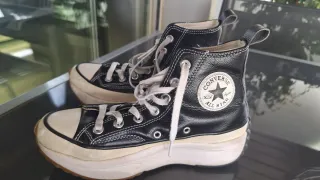 Converse Run Star Hike negras y blancas