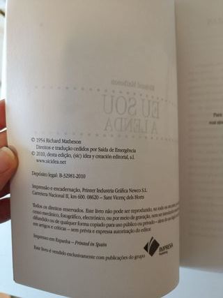 "Eu Sou a Lenda", Richard Matheson