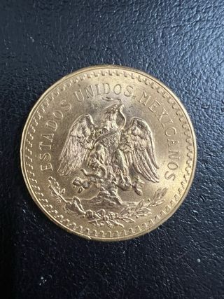Moneda Oro 50 Pesos 1947 37.5gr Oro Puro