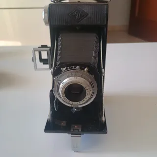 Cámara vintage Agfa Billy 1 fotómetro prix y estuc