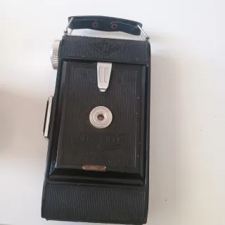 Cámara vintage Agfa Billy 1 fotómetro prix y estuc