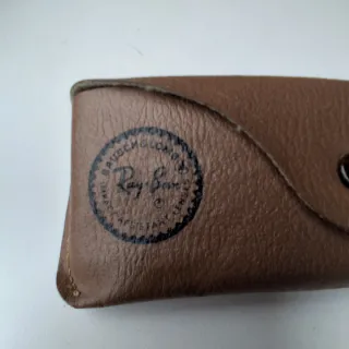 Funda Piel Ray-Ban Gafas Sol Marrón