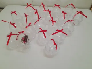 20 Coppette Trasparenti Segnaposto Decorabili