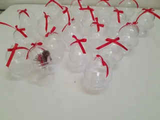 20 Coppette Trasparenti Segnaposto Decorabili