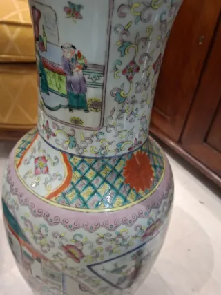 Coppia di vasi cinesi in porcellana