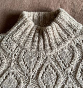 Chaleco ANNA lana/mohair beige Talla L