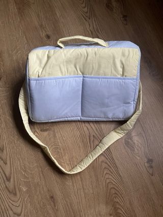 Bolsa de bebé con elefante y sol