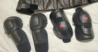 Chaqueta de Moto Dainese Stripes Cuero 50