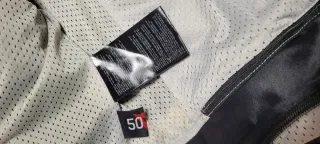 Chaqueta de Moto Dainese Stripes Cuero 50