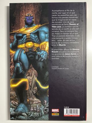 Marvel must have thanos. origen