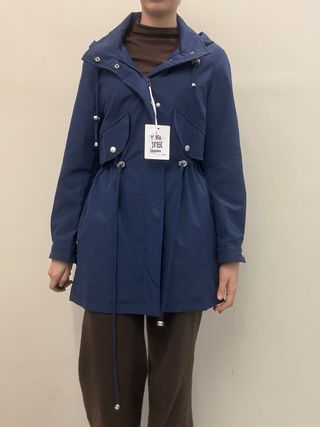 Cortavientos azul marino talla S