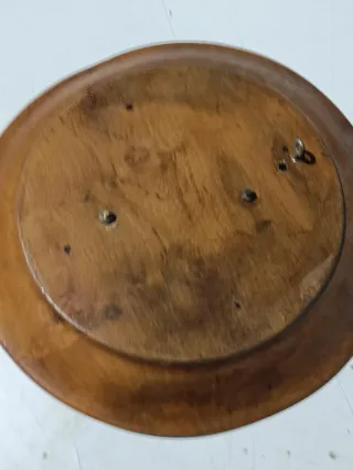 Lote 2 Platos Decorativos Gallo y Pájaro