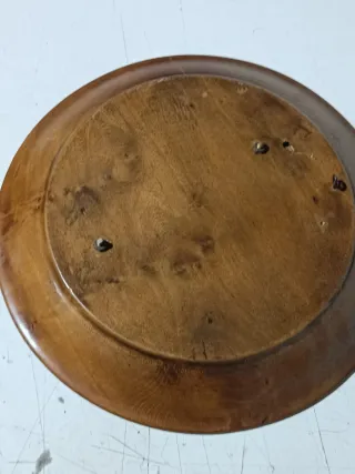 Lote 2 Platos Decorativos Gallo y Pájaro