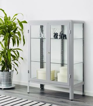 Vitrina FABRIKOR Ikea Gris vintage