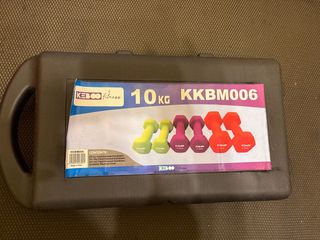Set Mancuernas 10kg Keboo Fitness