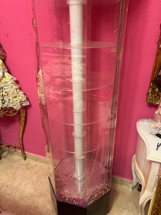 Vitrina expositora giratoria acrílica