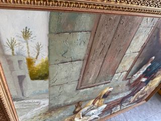 Cuadro pintura oriental árabe estilo clásico