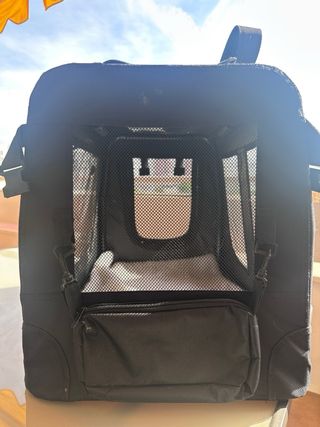 Transportín para mascotas MOSTAR negro