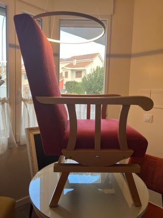 Mecedora de muelle preciosa