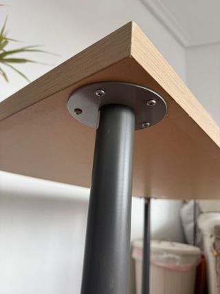 Escritorio de estudio madera y metal