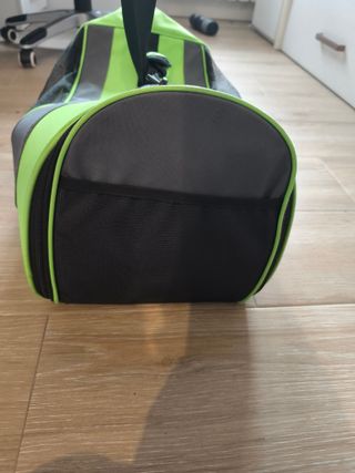 Transportín perro verde pequeño