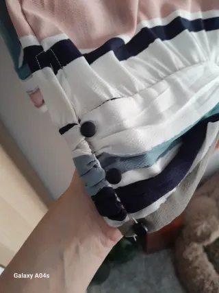 Camisa Zara Rayas Multicolor Talla XS