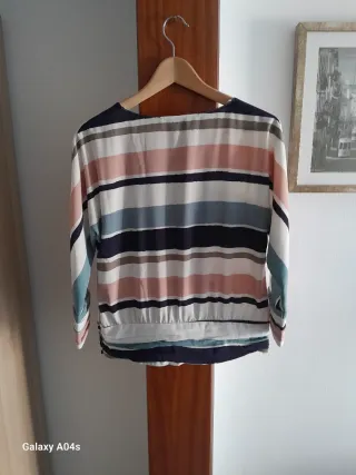 Camisa Zara Rayas Multicolor Talla XS