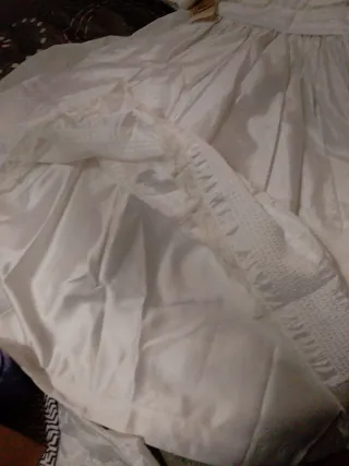 Vestido de comunión seda natural sin estrenar