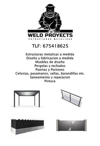 Se hacen trabajos de estructuras y soldaduras