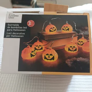 Guirnalda LED Calabazas Halloween