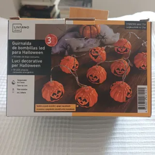 Guirnalda LED Calabazas Halloween