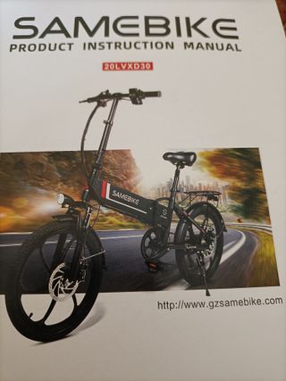 Bicicleta Eléctrica Plegable SAMEBIKE