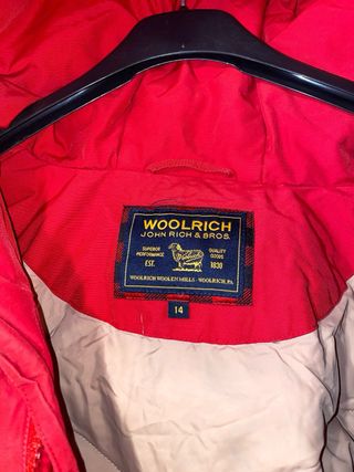 Parka Woolrich Rossa Taglia M