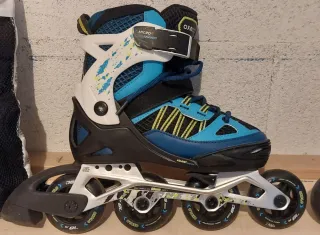 Pattini Oxelo Blu e Neri