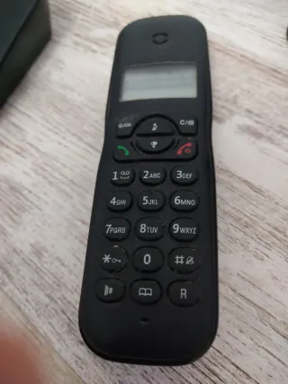 Teléfono Inalámbrico Negro