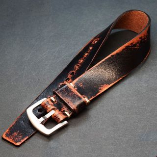 Correa militar tipo NATO de cuero – artesanal