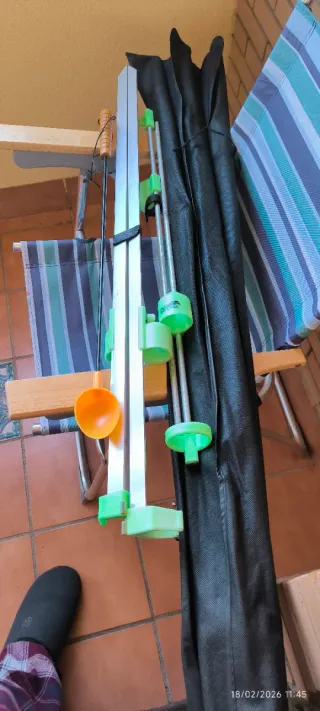 Equipo de pesca Shimano y Vercelli