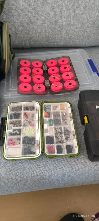 Equipo de pesca Shimano y Vercelli