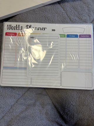 Pizarra Planificadora Semanal Magnética