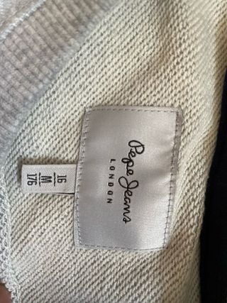 Sudadera Pepe Jeans niño gris y roja