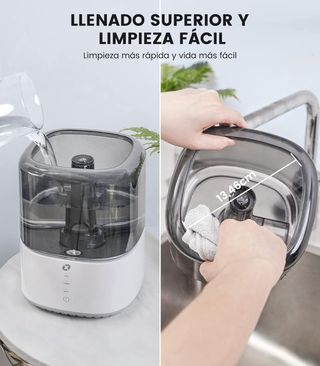 Humidificador WIFI Blanco Transparente