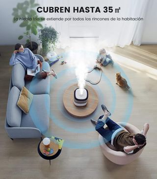 Humidificador WIFI Blanco Transparente